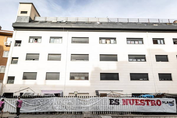 Bloque de la Calle Real, Collado Villalba (Comunidad de Madrid). Imagen realizada por los vecinos.