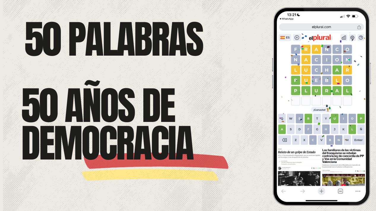 ElPlural.com lanza su nueva sección de Pasatiempos con “El Juego de la Memoria”: 50 palabras para 50 años de democracia