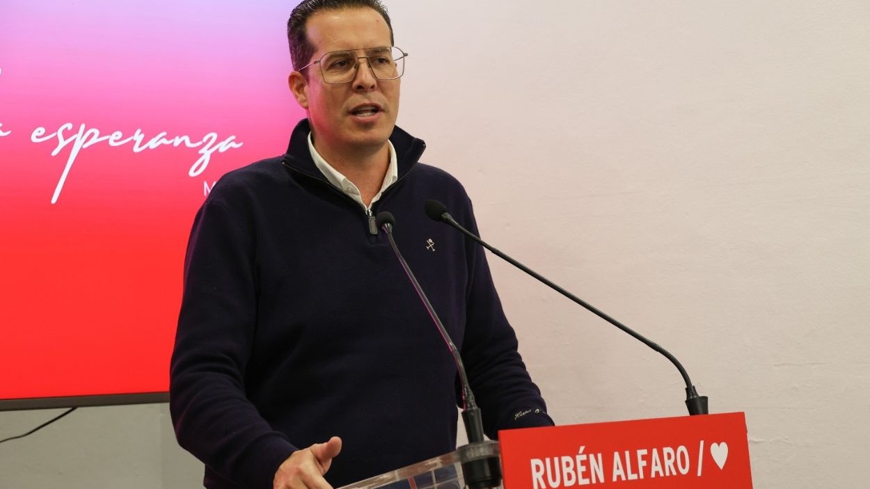 El secretario provincial del PSPV de Alicante, Rubén Alfaro. EP/Archivo.