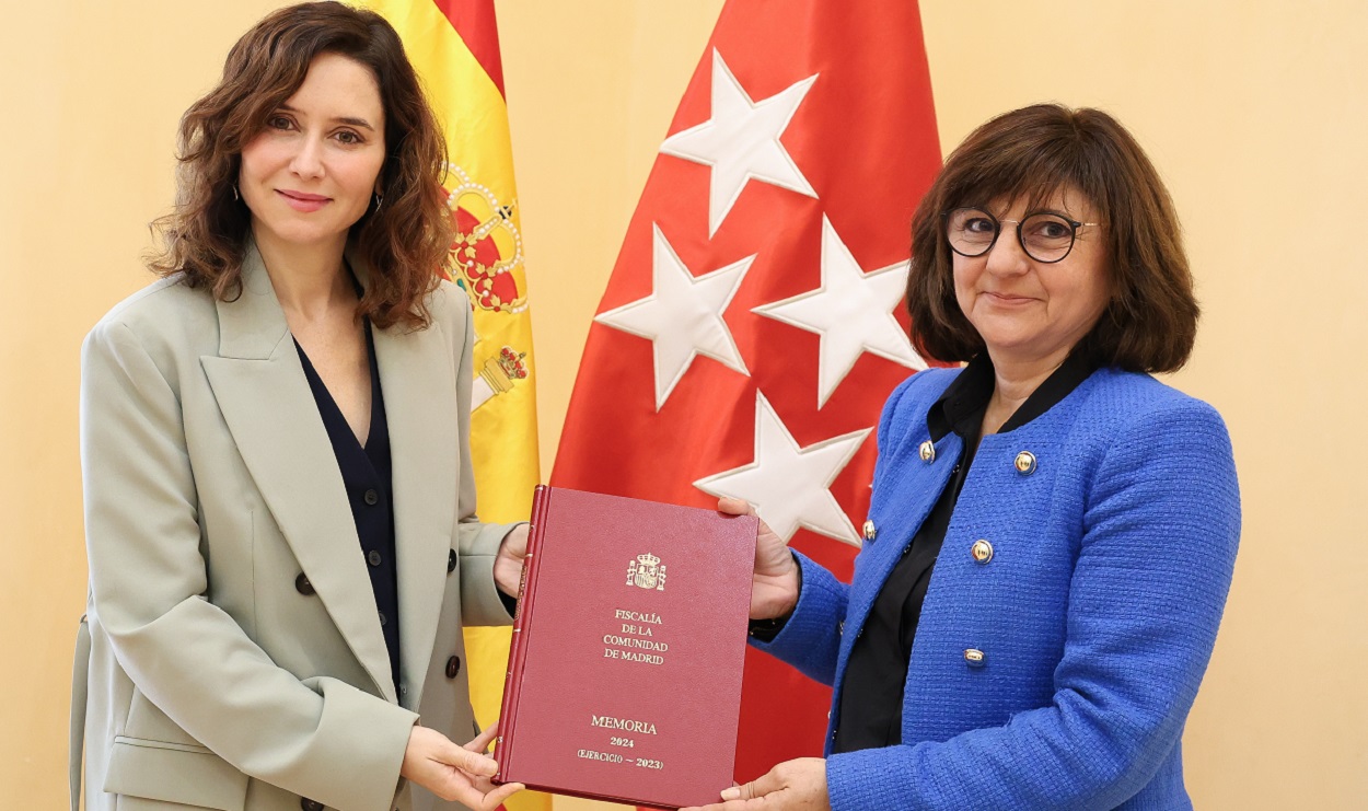 Isabel Díaz Ayuso y Almudena Lastra