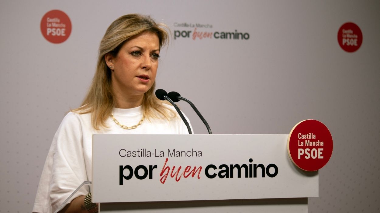 Ana Isabel Abengózar, portavoz del PSOE en las Cortes de Castilla-La Mancha.