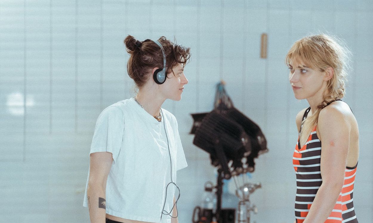 Kristen Stewart durante el rodaje de 'La cronología del agua'. EP