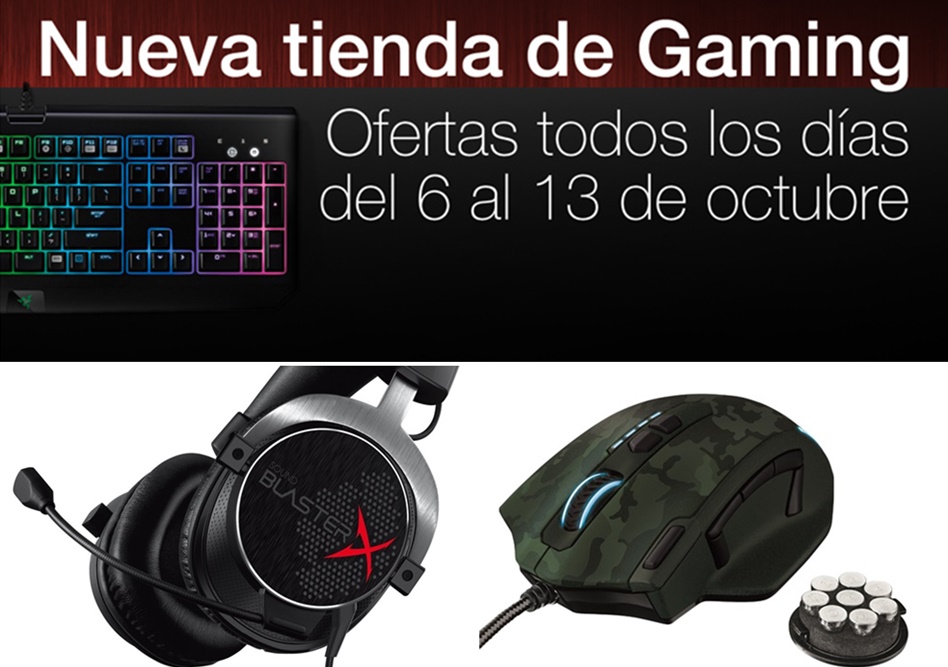 La nueva tienda de gaming de Amazon abre con ofertas hasta el próximo día 13 de octubre. 