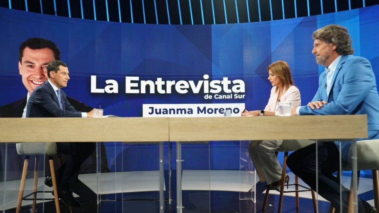 Presidente de la Junta de Andalucía, Moreno Bonilla, en Canal Sur / EP