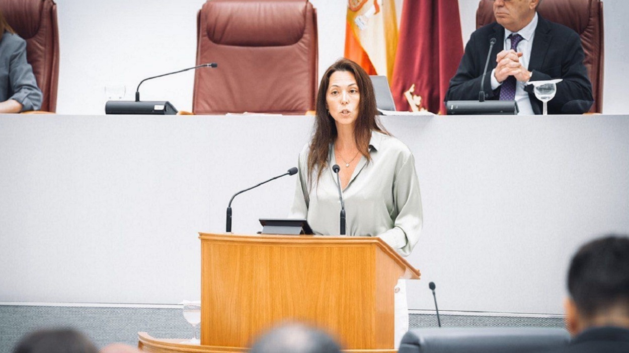 La diputada regional de Vox en Murcia Virginia Martínez. EP