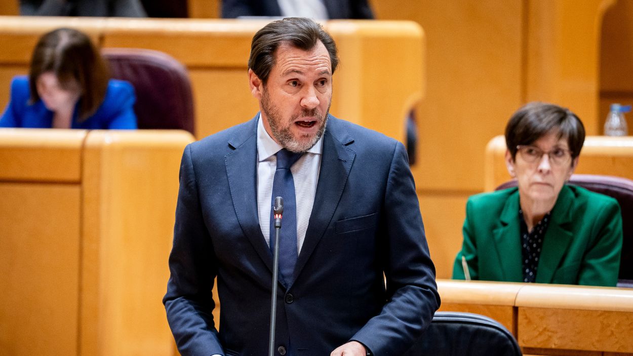 El ministro de Transportes y Movilidad Sostenible, Óscar Puente. EP.