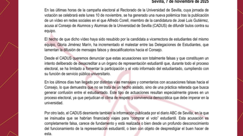 cadus comunicado cadus comunicado