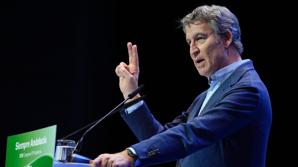 El presidente del Partido Popular, Alberto Núñez Feijóo. EP