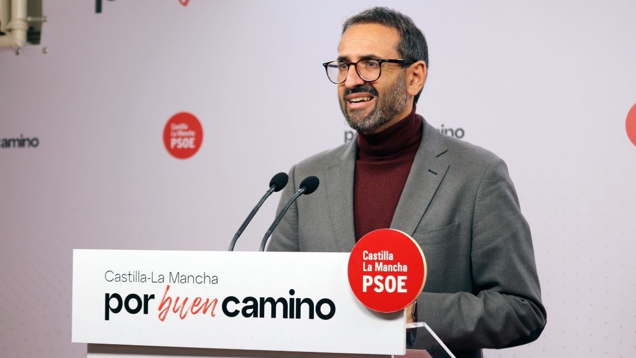 Sergio Gutiérrez, secretario de Organización del PSOE de Castilla-La Mancha.