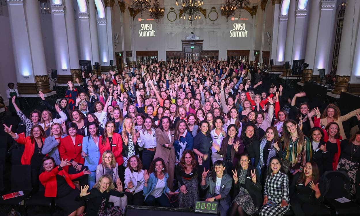 Participantes de la nueva edición de Santander W50 (SW50). BANCO SANTANDER