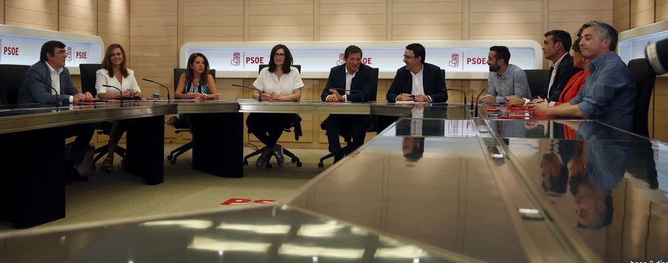 Reunión de la gestora del PSOE