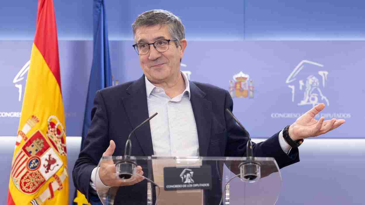El portavoz del PSOE en el Congreso, Patxi López. Europa Press. 