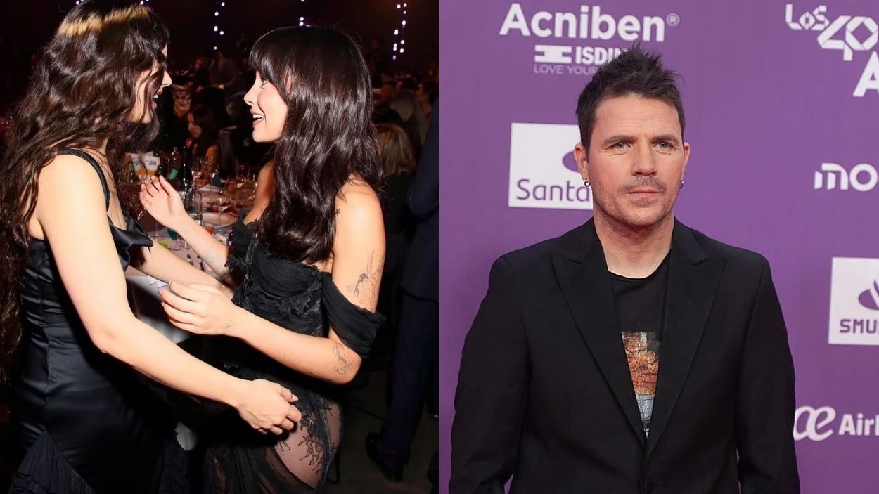 Aitana, Rosalía y Dani Martín.