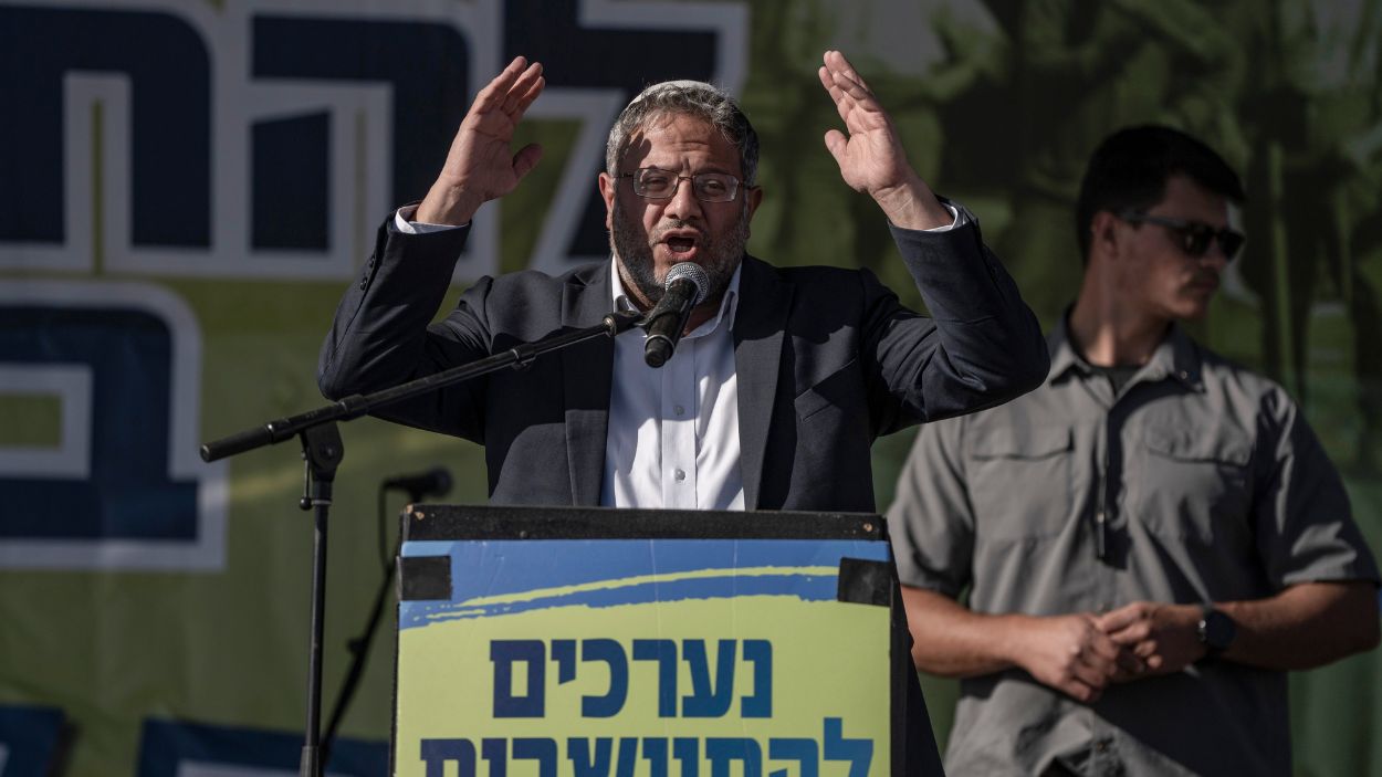 El ministro de Seguridad de Israel, Itamar Ben Gvir
