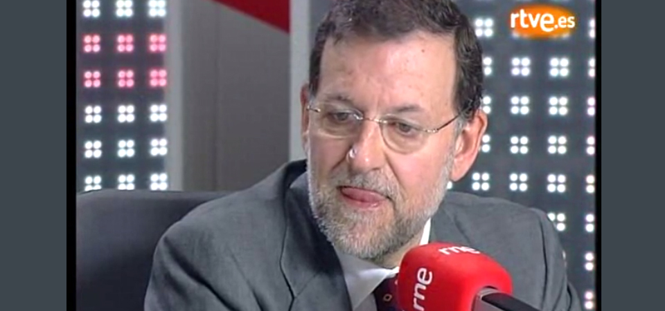 Mariano Rajoy en 2009 hablando del 'caso Gürtel' en RNE