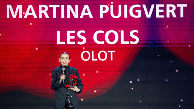 La cocinera Martina Puigvert, del restaurante Les Cols (en Olot, Girona). EP La cocinera Martina Puigvert, del restaurante Les Cols (en Olot, Girona). EP