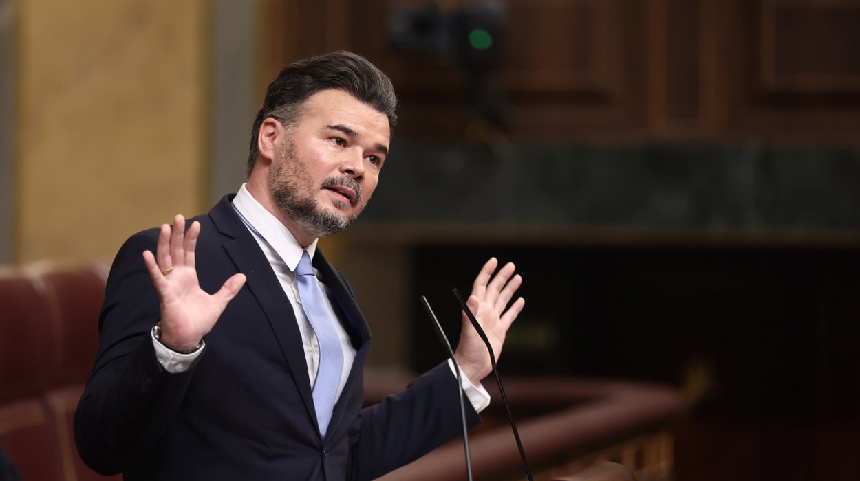 Rufián resume el caso del fiscal general. EP.