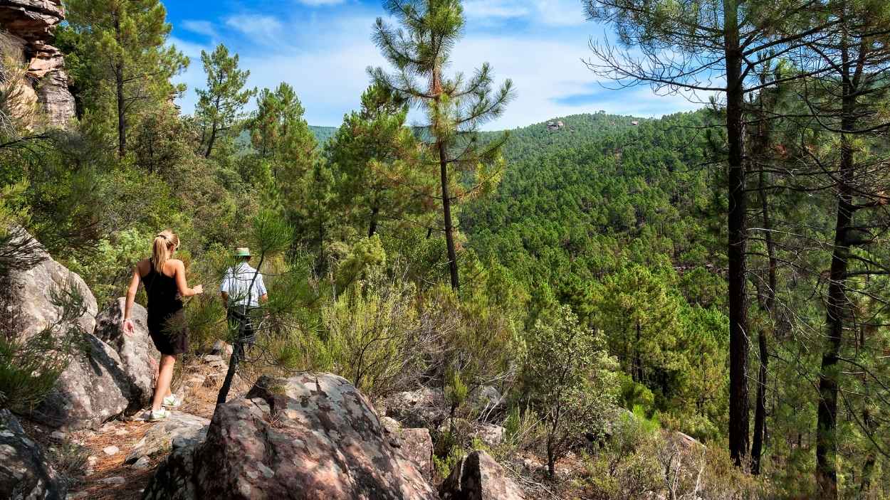 La Serranía de Cuenca, uno de los enclaves naturales donde se reforzará la vigilancia ante la llegada del eclipse. Archivo.