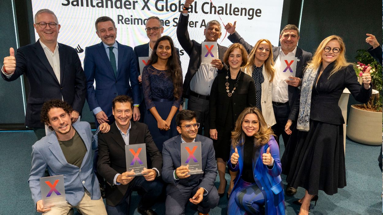 Ganadores  del reto global Santander X Global Challenge  Reimagine Silver Age
