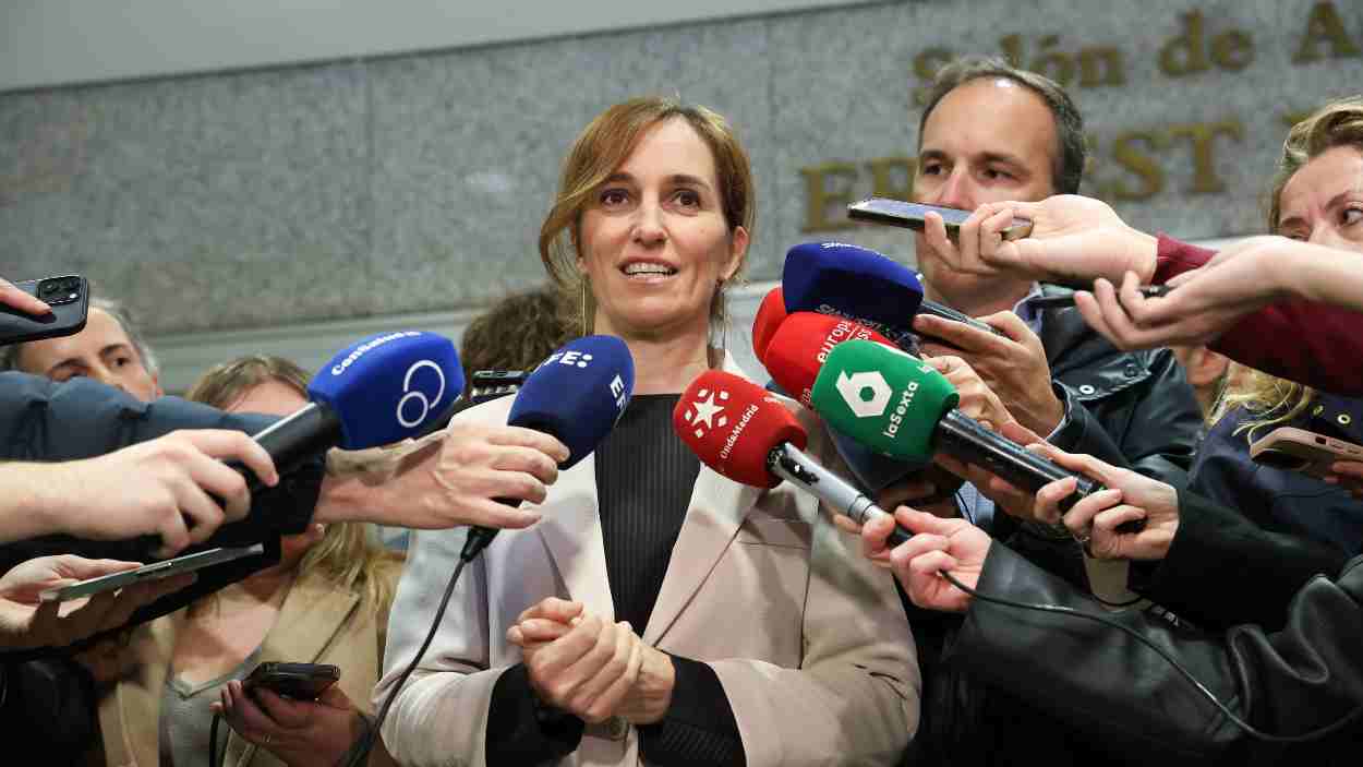 La ministra de Sanidad, Mónica García. Europa Press