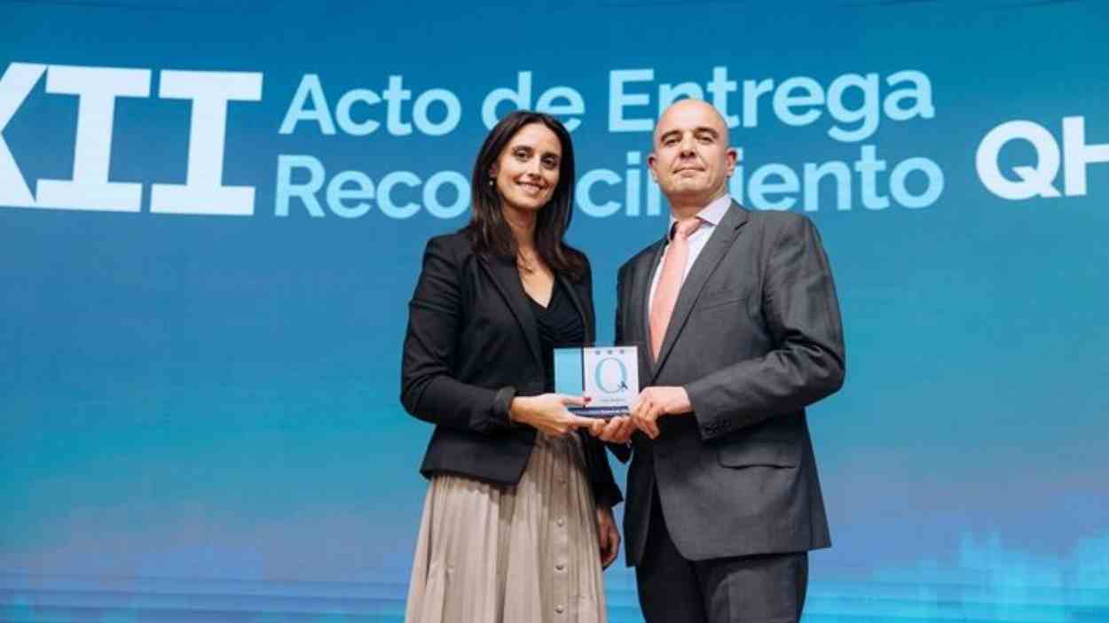 Marta del Olmo y el doctor Maestre