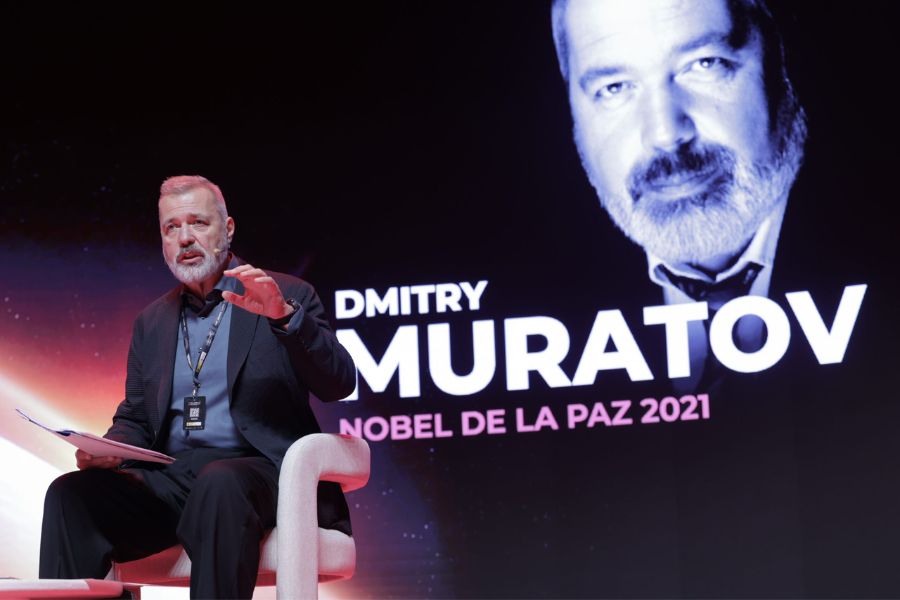 Dimitry Muratov, premio Nobel de la Paz 2021 (Foto: Vigo Global Summit) Dimitry Muratov, premio Nobel de la Paz 2021 (Foto: Vigo Global Summit)