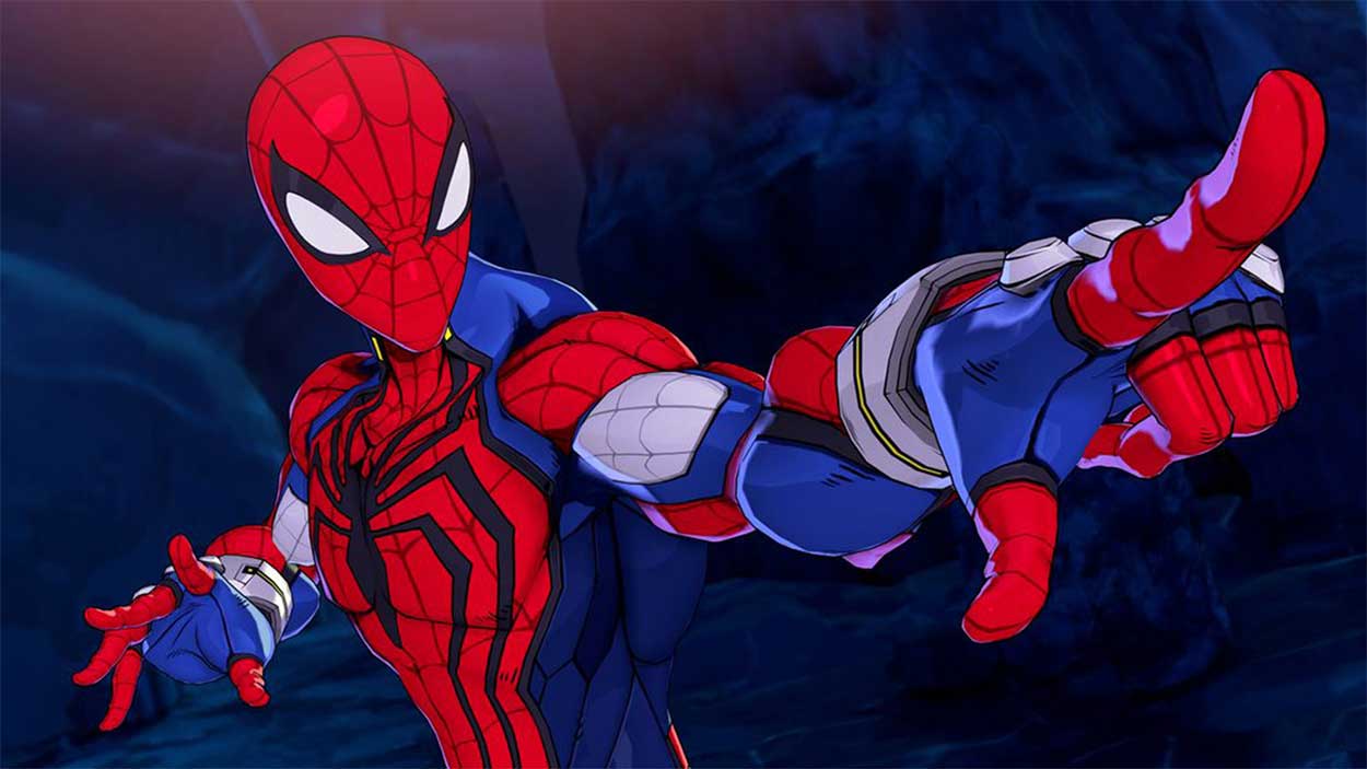 Spiderman en Marvel Tokon Fighting Souls