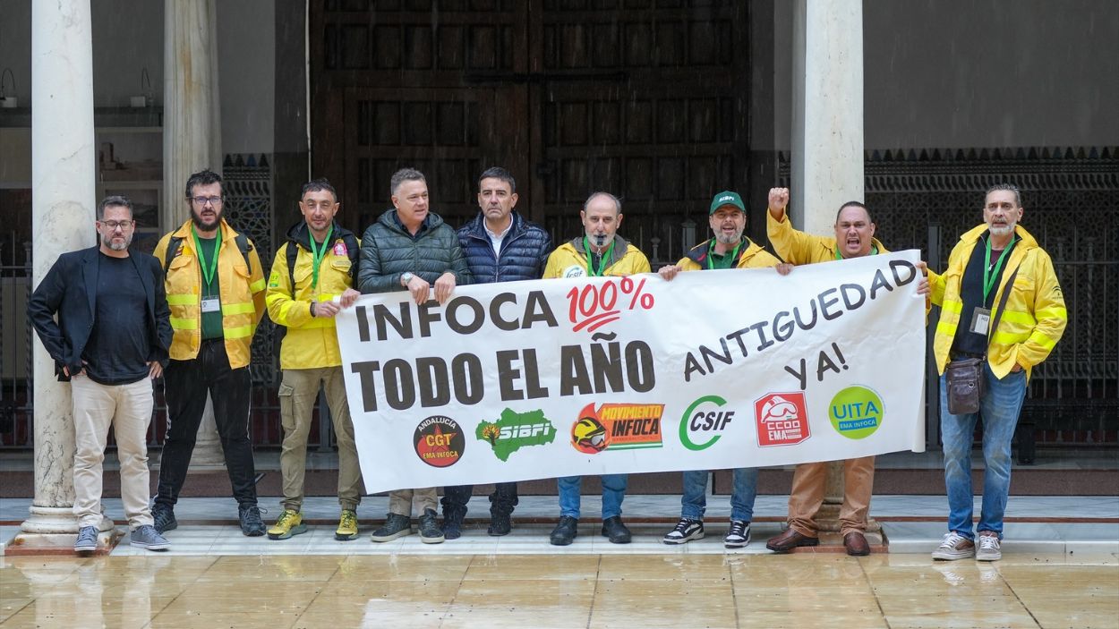 Representantes del Infoca en el Parlamento / EP