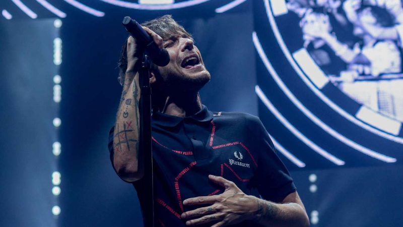 Louis Tomlinson en un concierto en Madrid en 2023. EP Louis Tomlinson en un concierto en Madrid en 2023. EP
