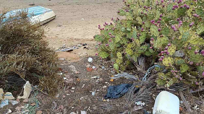 Los residuos en las Marismas de Isla Cristina