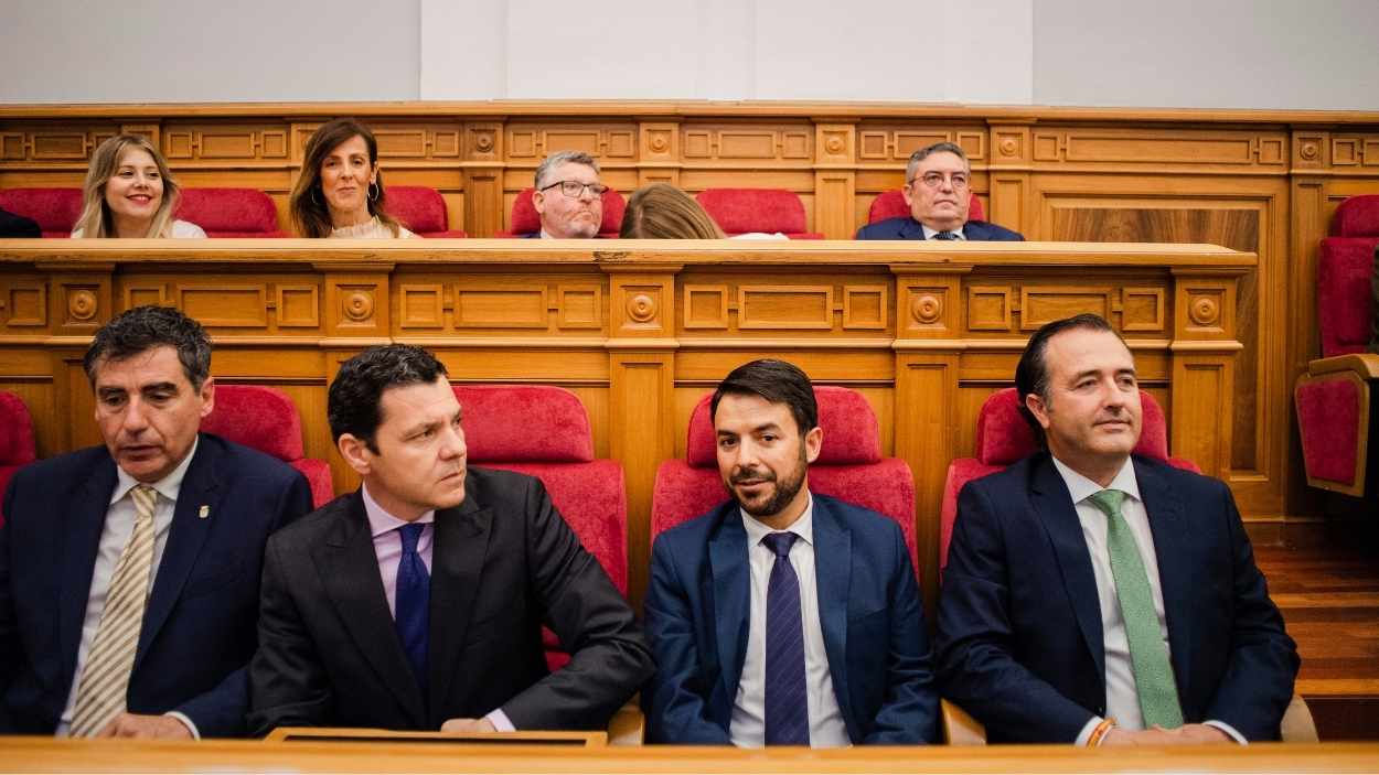 Grupo Parlamentario Vox en las Cortes de Castilla-La Mancha. Archivo EP.