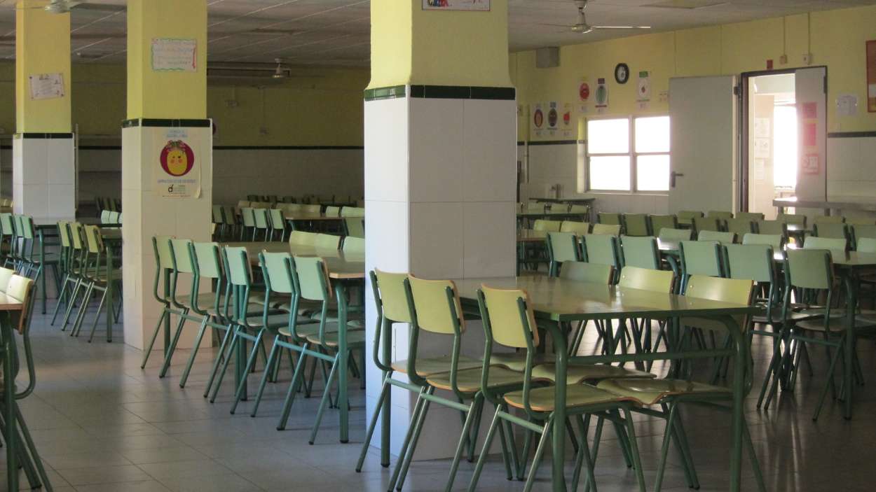 Imagen de un comedor escolar. EP