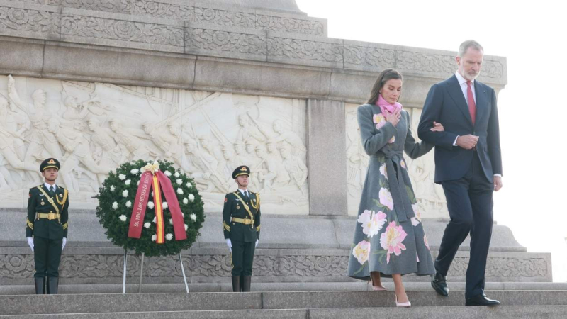 Letizia en su segunda jornada del viaje de Estado. EP. Letizia en su segunda jornada del viaje de Estado. EP.