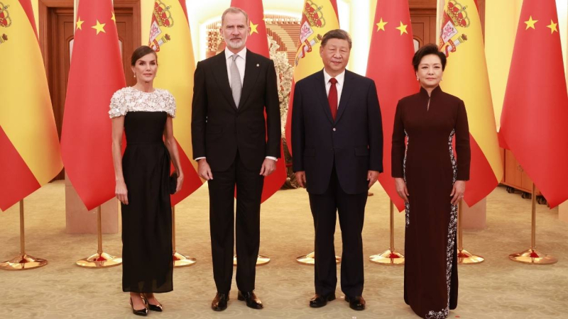 Los Reyes Felipe Vi y Letizia asisten a una cena oficial con el presidente de China, Xi Jinping y su esposa. EP. Los Reyes Felipe Vi y Letizia asisten a una cena oficial con el presidente de China, Xi Jinping y su esposa. EP.