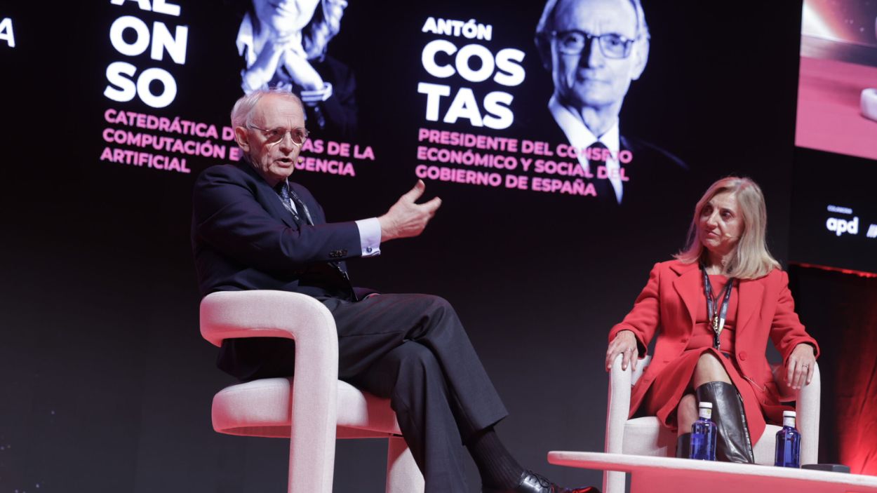 Antón Costas y Amparo Alonso (Foto: Vigo Global Summit 2025)