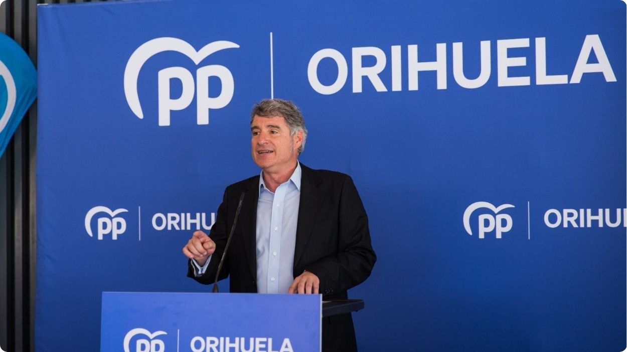 El candidato del PP a la Alcaldía de Orihuela, José Vegara. EP.