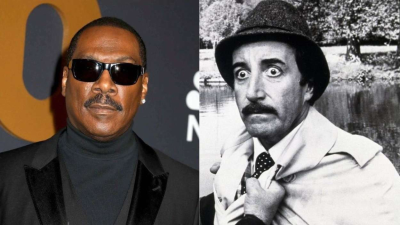 Eddie Murphy y Peter Sellers como el Inspector Clouseau. EP Eddie Murphy y Peter Sellers como el Inspector Clouseau. EP