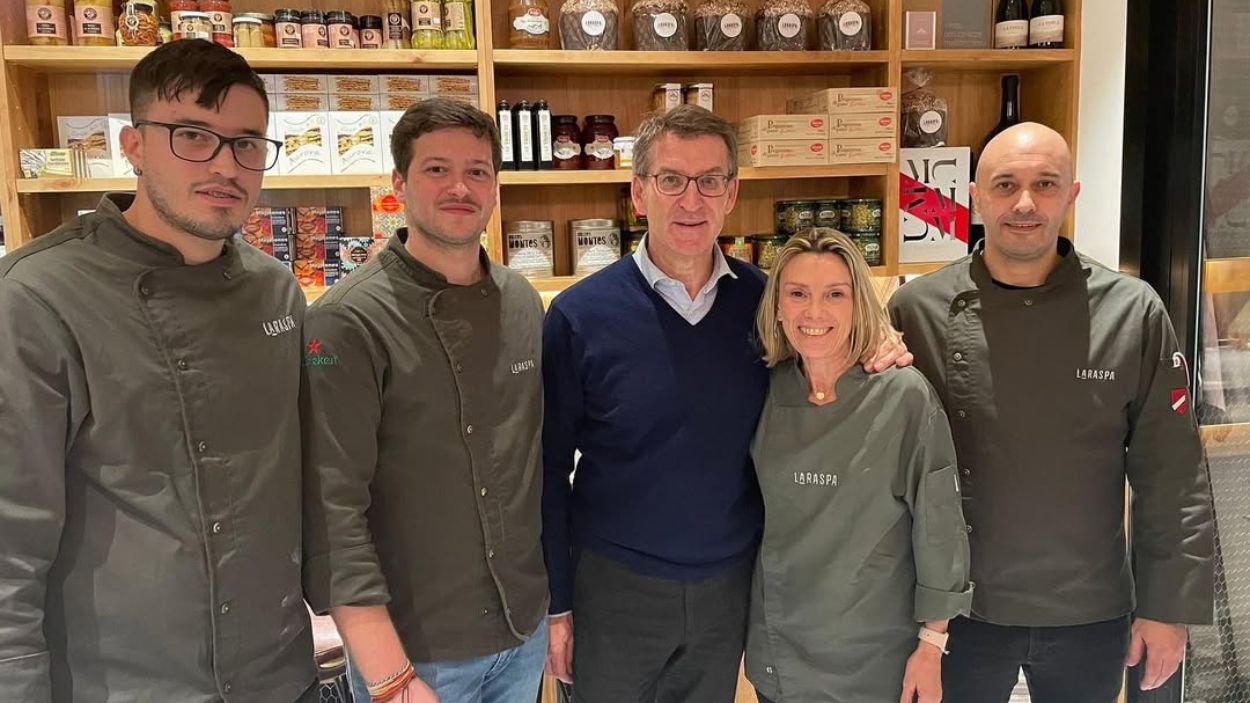 Alberto Núñez Feijóo en La Raspa. Instagram