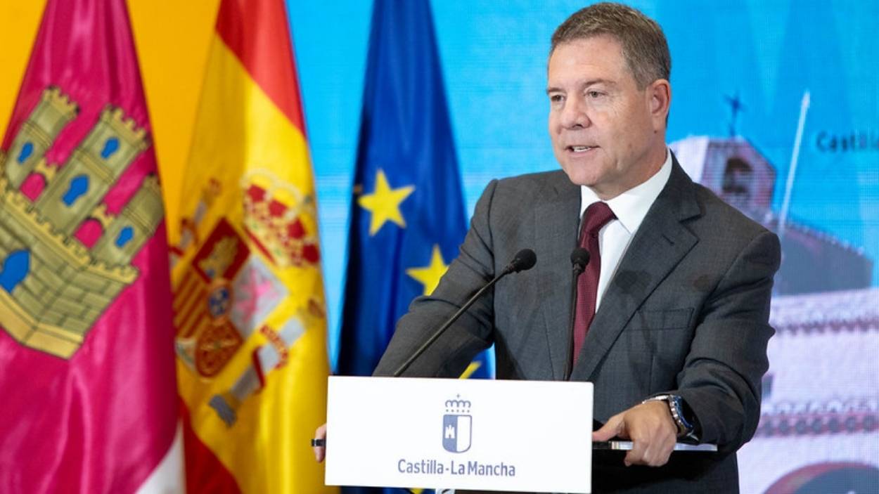 Emiliano García-Page, presidente de Castilla-La Mancha. JCCM.