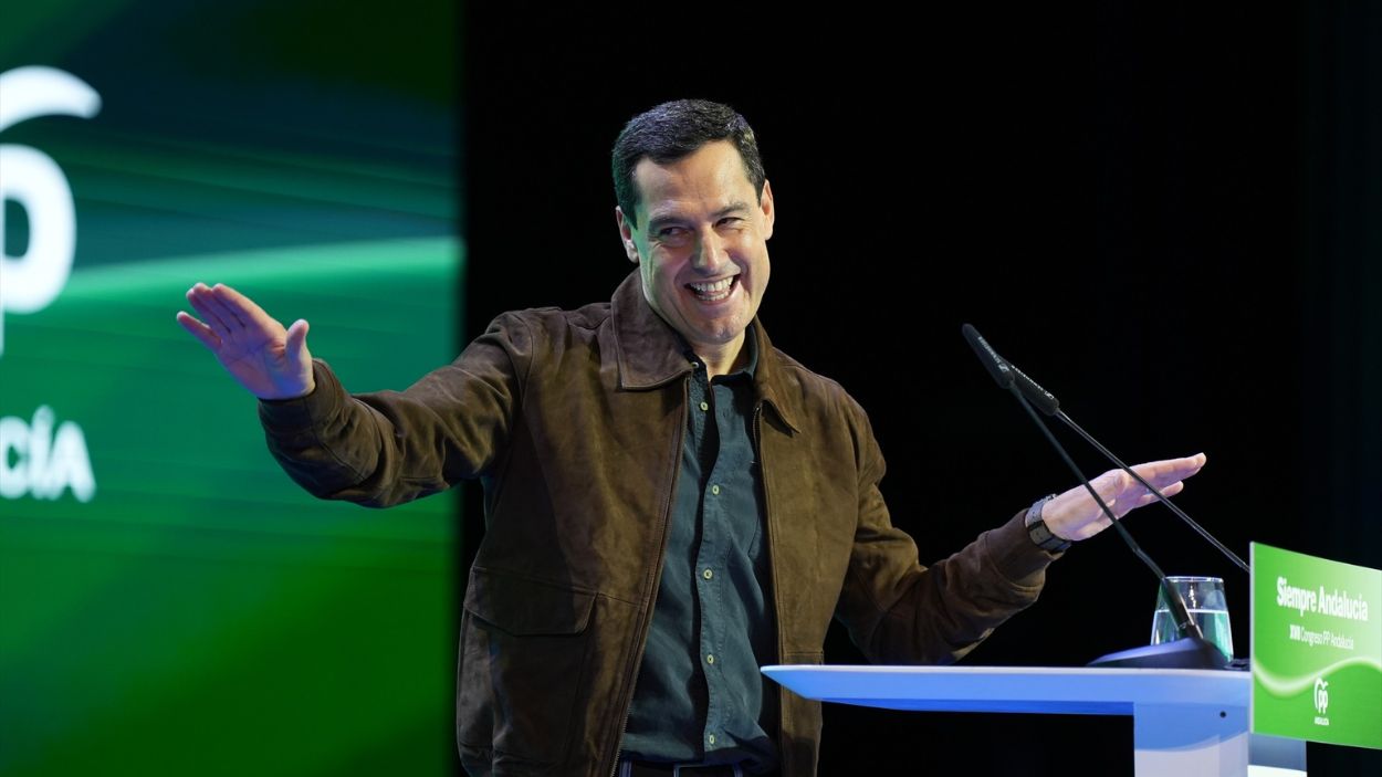 Presidente de la Junta de Andalucía, Juan Manuel Moreno Bonilla