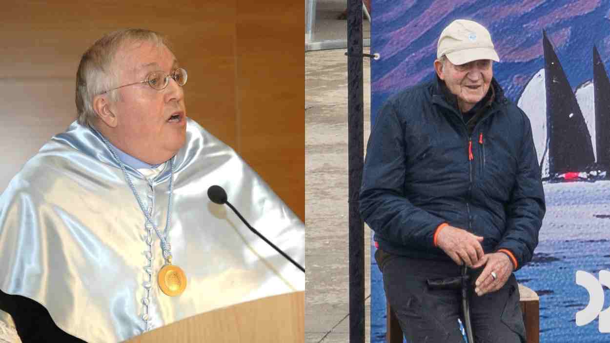 El historiador Paul Preston y el emérito Juan Carlos I