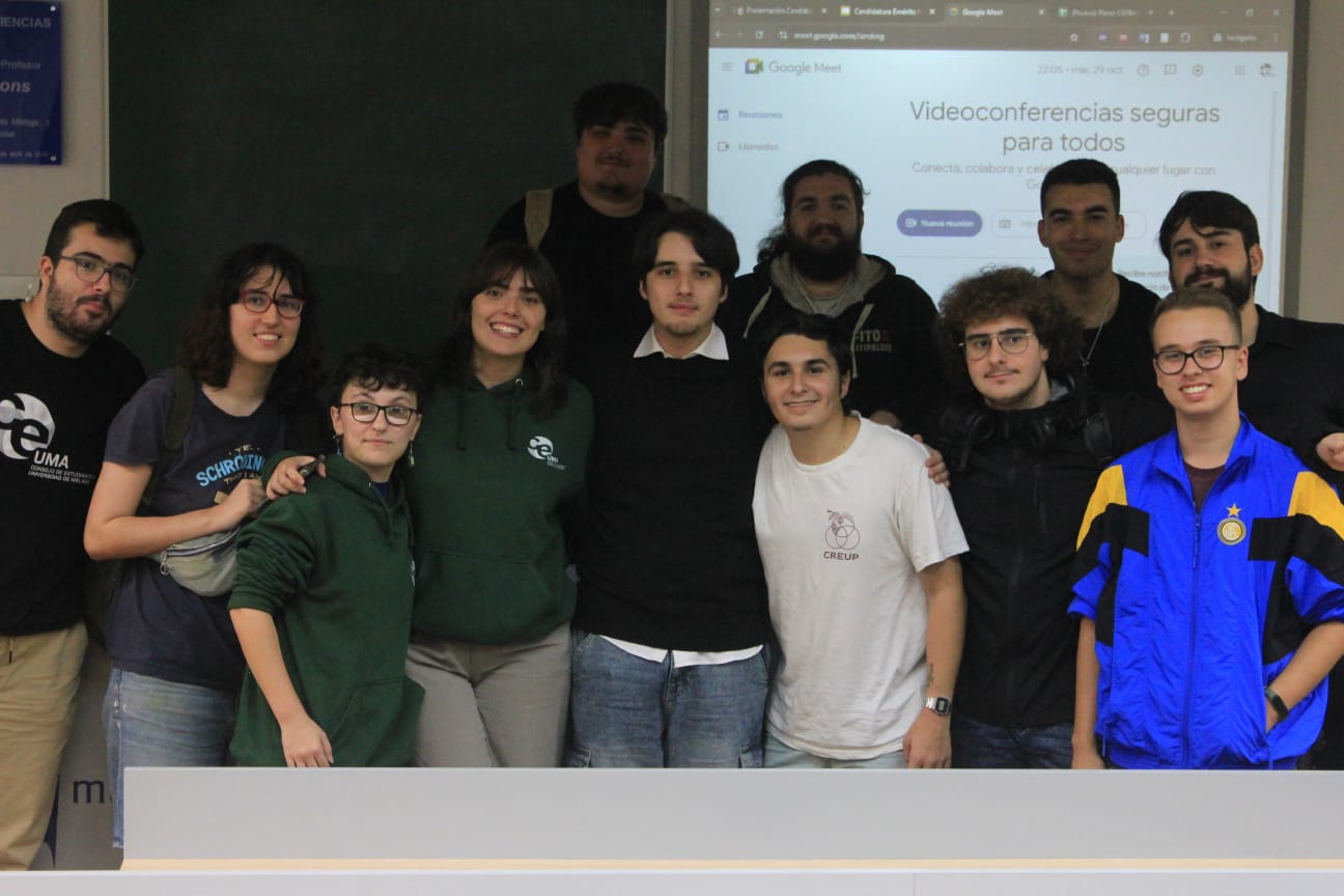 Miembros del Consejo de Estudiantes de la Universidad de Málaga