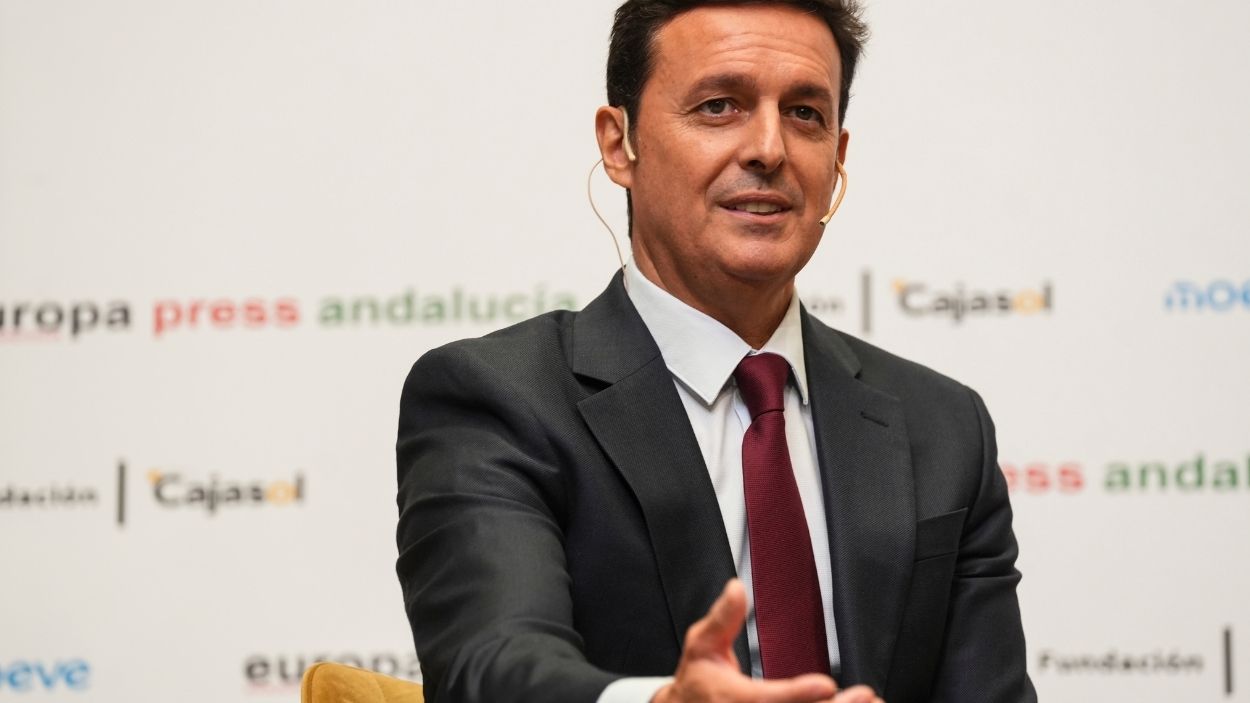 El presidente de la Diputación de Almería, Javier Aureliano García. EP.