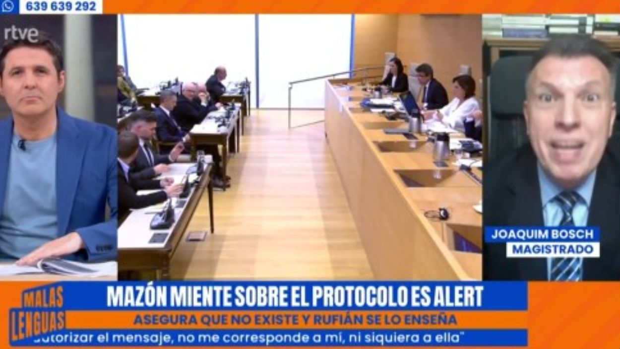 Joaquim Bosch en 'Malas Lenguas'. TVE
