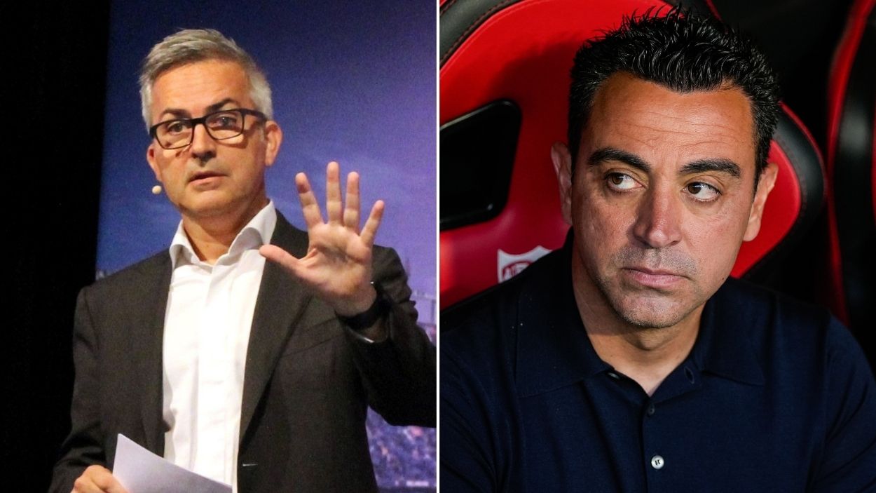 Víctor Font se refuerza con el apoyo de Xavi y pone el foco en la “improvisación” de Laporta. EP