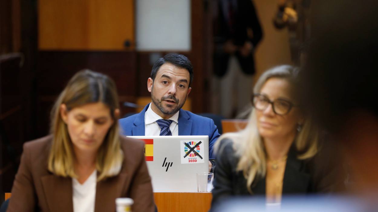 El diputado de Vox en las Cortes de Castilla-La Mancha, Iván Sánchez. Cortes C-LM.