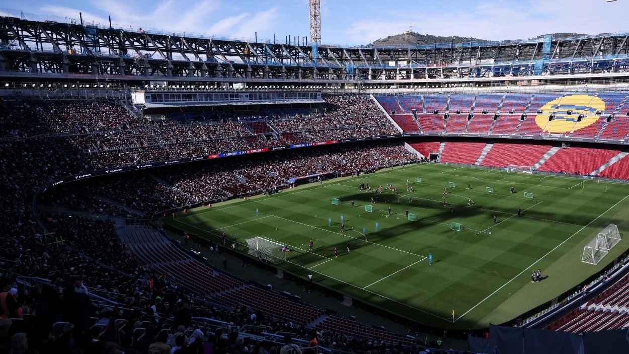 El Camp Nou, estadio del FC Barcelona. EP