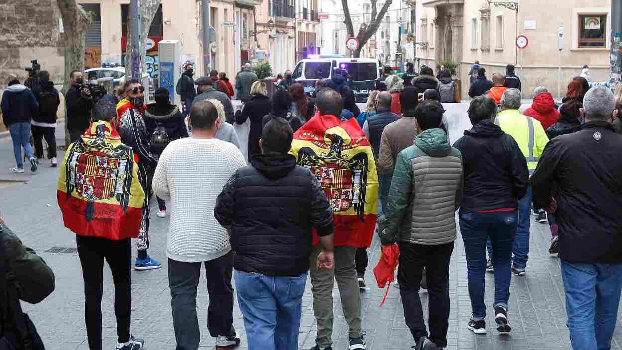 Manifestación ultra en una imagen de archivo. EP