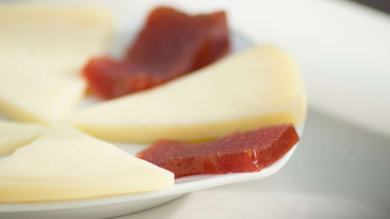 Dulce de membrillo con queso