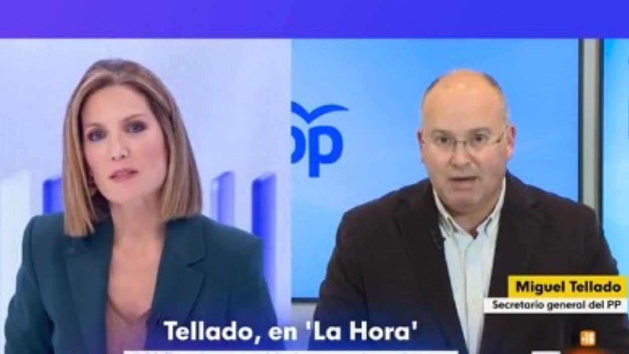 Intxaurrondo y Tellado en 'La Hora de La 1'. TVE